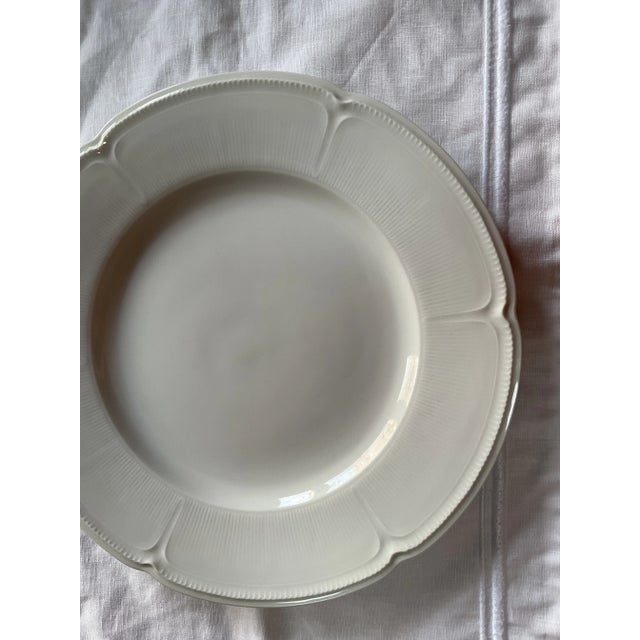 New 1970’s Vintage/New Royal Limoges La Fayette White European Dinner Service- 44 Pieces For Sale - Image 9 of 16