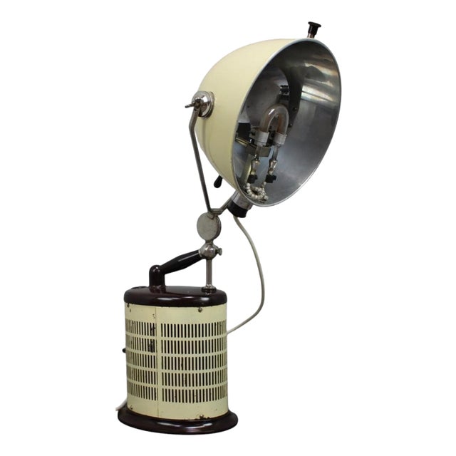 Vintage Bauhaus German Sun Lamp from Hanau Quartz, 1930s For Sale