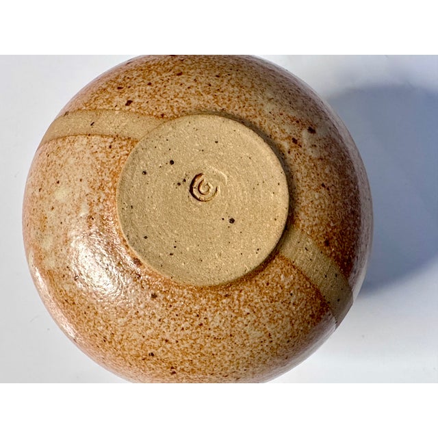 Modernist Studio Ceramic Art Vase, Germany, 1960s For Sale - Image 9 of 10