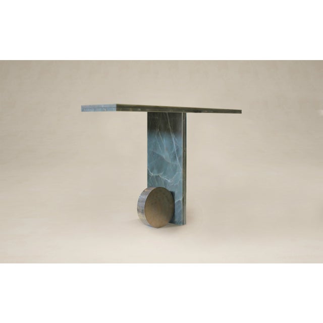 Quartzite Sculptural O Console by Dam Atelier For Sale - Image 6 of 13
