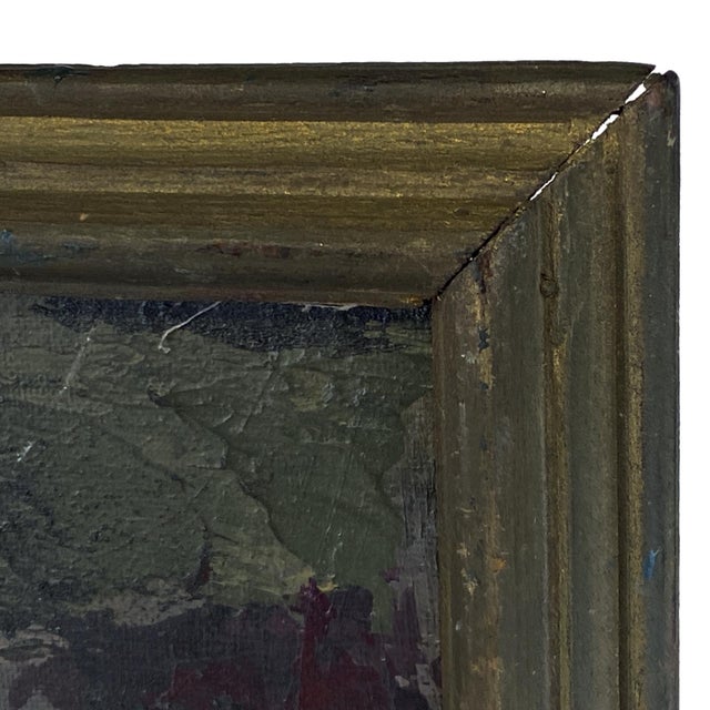 Dark and Moody Original Abstract Painting by Stephen Hansrote For Sale In Dallas - Image 6 of 8