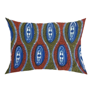 Vintage Abstract Ovals Pillow
