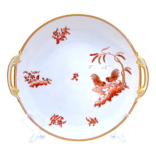 Galli Rossi Tray with Three Stars in Porcelain by Richard Ginori for Pittoria di Doccia, 1920s For Sale