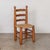 1950s French Wood and Woven Chairs Attributed to Charles Dudouyt, Set of 4 For Sale In Los Angeles - Image 6 of 11
