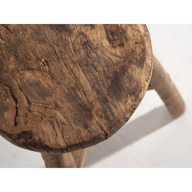 Antique Handmade Stool, 1900 For Sale - Image 4 of 8