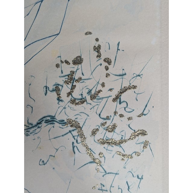 Salvador Dali, The Kiss, 1971, Etching & Stencil with Gold Foil on Arches Paper For Sale - Image 6 of 15