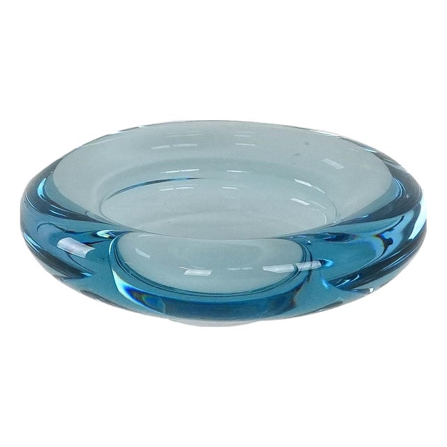 Danish Glass Bowl by Per Lütken for Holmegaard, 1960s For Sale