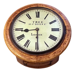 English Wall Clock by Tree