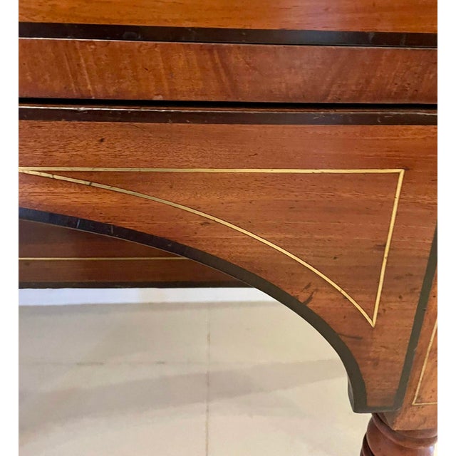 Antique Regency Brass & Inlaid Mahogany Breakfront Sideboard, 1815 For Sale - Image 11 of 18