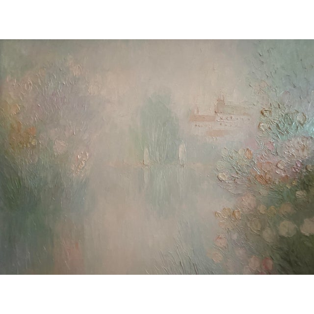 1980s 1980s Oil Painting by Peruvian Artist Yolanda Razzleo (Aka Yoli)., Framed For Sale - Image 5 of 9