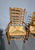 Wood Golden Oak Ladder Back Dining Chairs, 1920, Set of 8 For Sale - Image 7 of 8