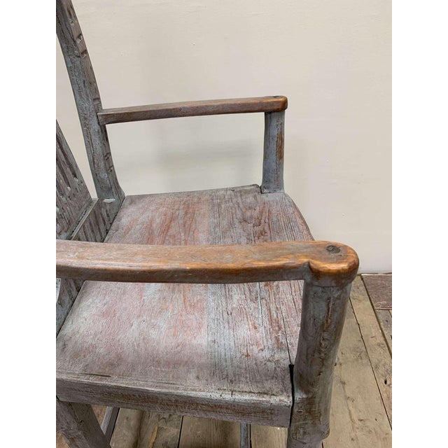 Swedish Painted Folk Chairs, 1900s, Set of 3 For Sale - Image 17 of 18