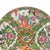 Chinoiserie Chinese Rose Medallion Porcelain Plate 8 3/8”, 19th Century For Sale - Image 3 of 10