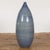 Late 20th Century Artisan Made Prem Collection Tall Blue Glazed Vase with Striated Motifs For Sale - Image 5 of 12