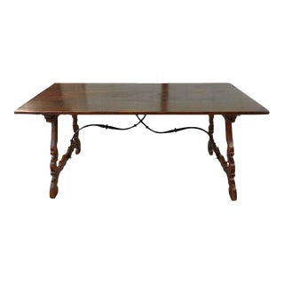 Spanish 19th Century Farm Table For Sale