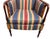 Traditional 1980s Southwood Sheraton Federal Style Upholstered Inlaid Club Chair Armchair For Sale - Image 3 of 14