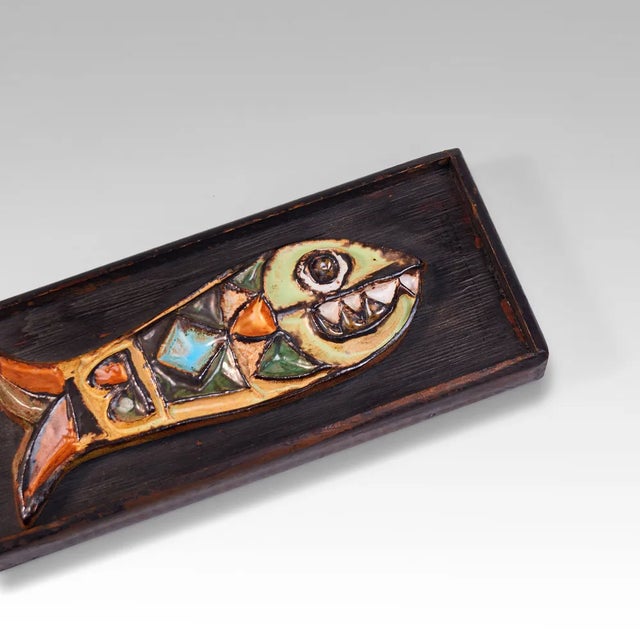 Wall Plaque by Roland Zobel for Les Cyclades, 1960s, in Flawless conditions. Designed 1960 to 1969 I have official proof...