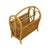 Vintage Boho Bamboo and Rattan Magazine Rack, 1980s For Sale - Image 9 of 12
