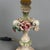 Textile Rococo Style Porcelain Table Lamp with Flower Relief from Bassano, 1970s For Sale - Image 7 of 12