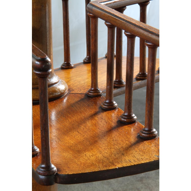 Antique Chairs and Canterbury Side Table, 1870s, Set of 3 For Sale - Image 6 of 18