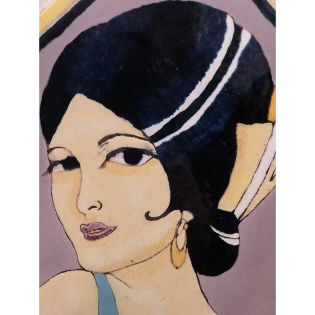 1920s Vintage Art Deco Woman Planter For Sale - Image 11 of 12