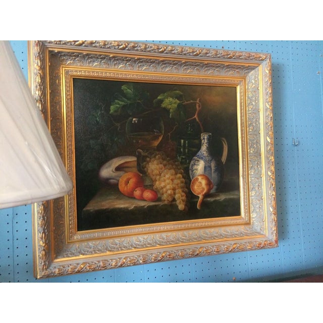 Early 20th Century Vintage Still Life Painting, Framed Artwork For Sale - Image 5 of 8
