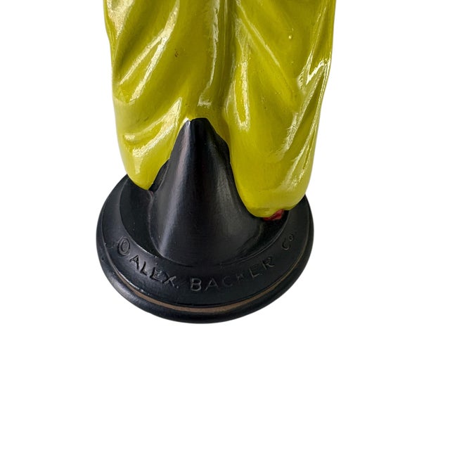 Pair of Vintage Alexander Backer Blackamoor Chalkware Figurines For Sale - Image 6 of 13