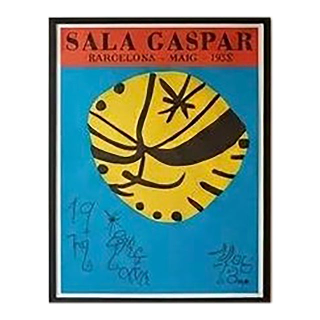 Joan Miró (1893–1983), Sala Gaspar, Barcelona, 1973, Vintage Exhibition Poster For Sale