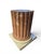 Large Two-Tone Marble Pedestal Column, Italy, 1950s For Sale - Image 3 of 9