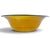 Chinese Chinese Amber Yellow Clear Peking Glass Large Rimmed Bowl For Sale - Image 3 of 8