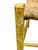 Early 20th Century Yellow Hand-Painted Mexican Folk Art Child’s Chair With Woven Rush Seat For Sale - Image 11 of 14