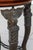Mid-Century Egyptian Revival Style Round Stone-Top Accent Table With Sculptural Winged Griffins. For Sale - Image 9 of 12