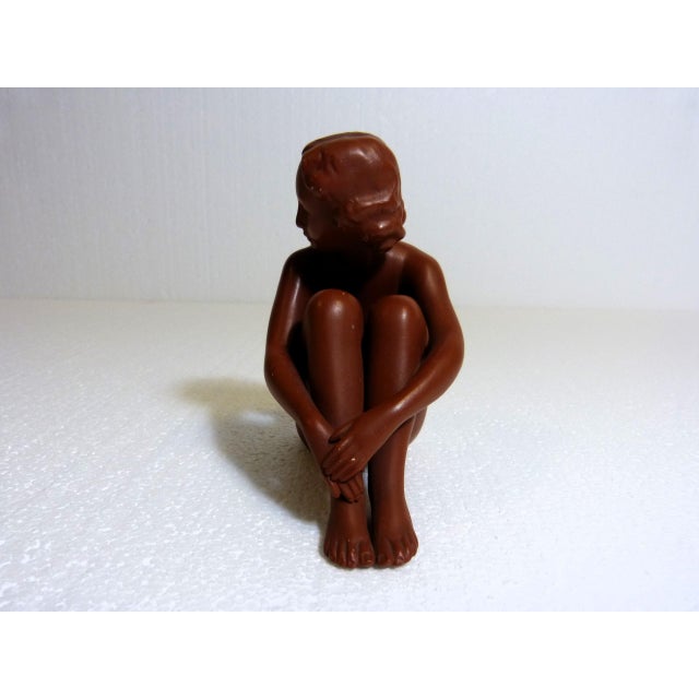 Goebel, Terracotta Nude Women 1960s, Set of 2, 1960s, Ceramic For Sale - Image 16 of 18