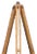 Handsome vintage wood surveying tri-pod with metal leg caps. Perfect on its own as an as-found decorative accent or as the...
