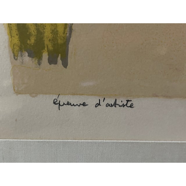 Mid-Century Modern Bernard Cathelin Signed Ea/Artist Print "Premiere Neige Dans La Vallee Du Morin" Lithograph With Findlay Provenance 1960s Mid-Century Modern For Sale - Image 3 of 9