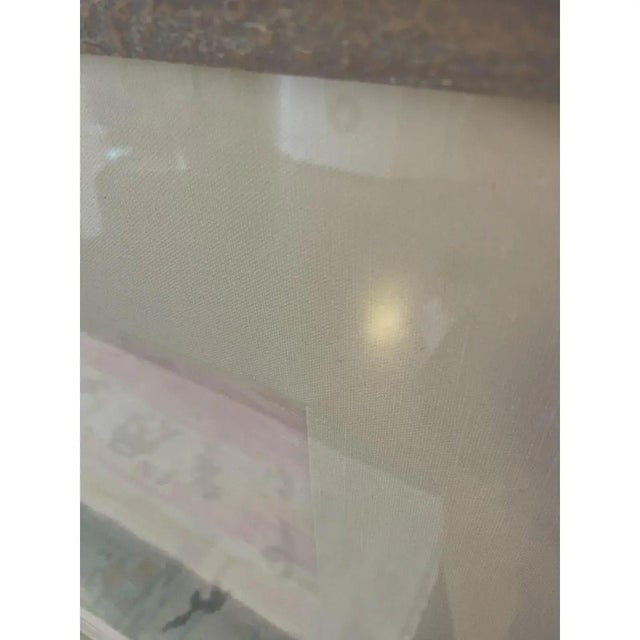 Cream Extra Large Framed Original Oil Lanscape Painting For Sale - Image 8 of 10