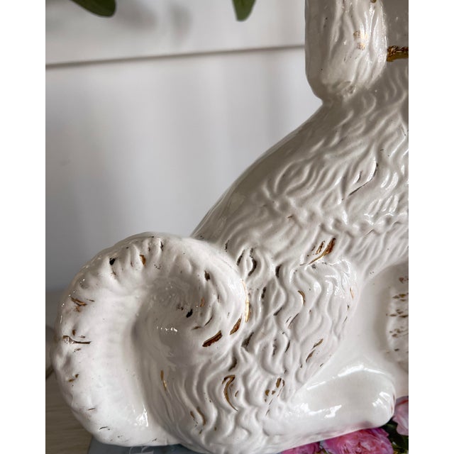 Antique Staffordshire Spaniel Figurine For Sale - Image 11 of 11