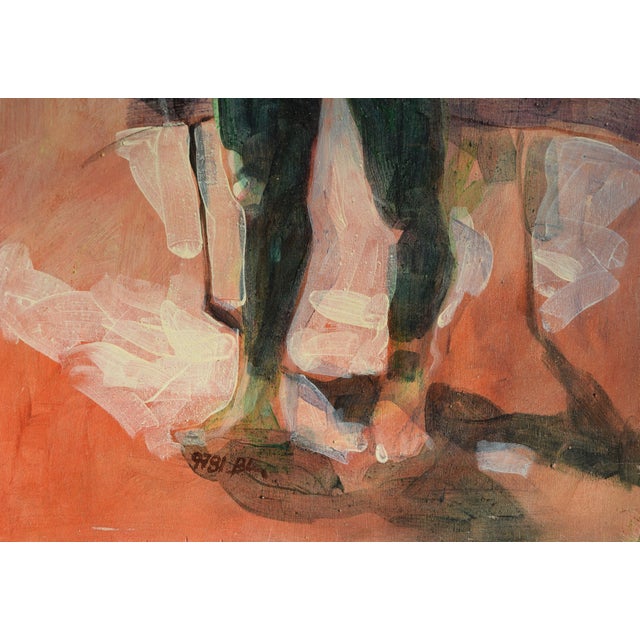 Wolfgang Blanke, Nude Marion, 1997, Emulsion on Plywood For Sale - Image 10 of 13