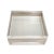 Italian Acrylic Glass and Silver Squared Decorative Box, 1970s For Sale - Image 3 of 18