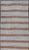 Brown Turkish Vintage Kilim Runner in Gray and Brown Stripes 2’6 X 8’4 For Sale - Image 8 of 10