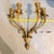 Early 20th Century Rococo Revival Four-Arm Gilt Metal Candle Wall Sconce For Sale - Image 9 of 11