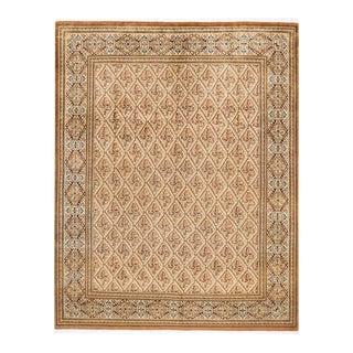 Mogul, One-of-a-Kind Hand-Knotted Area Rug in Brown, 8' 2" x 10' 3" For Sale