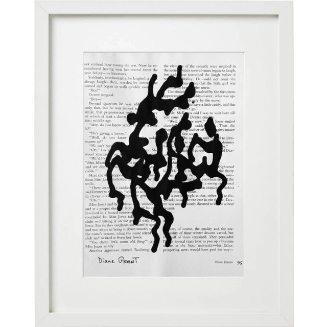 Wood Wood Shadow Box Framed Originals by Diane Grant 'Black & White Abstractions Series' #3 - 50.8' by 43.1' Gallery Wall Art Installation - Set of 12 For Sale - Image 7 of 11