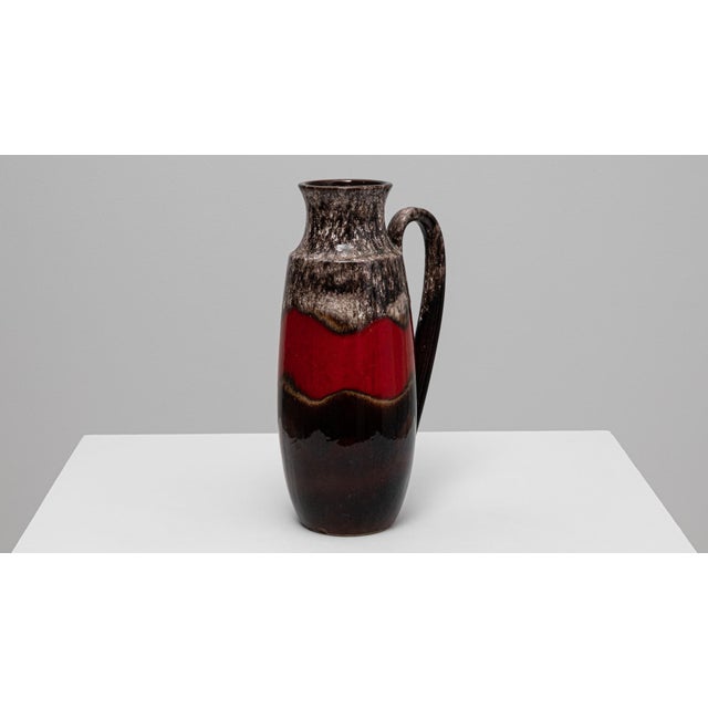 20th Century German 'W. Germany' Ceramic Vase For Sale - Image 11 of 18