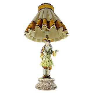 Porcelain Table Lamp from Bassano, 1960s For Sale