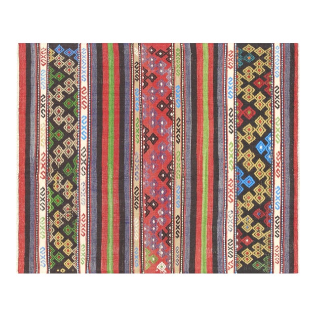 1950s Turkish Kilim Rug For Sale