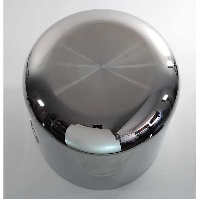 Christofle Christofle "Oh" Stainless Steel Champagne Cooler For Sale - Image 4 of 7
