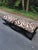 Wood Pair of Vintage X-Base Benches in Ralph Lauren Zebra Fabric For Sale - Image 7 of 9