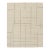 Rug & Kilim’s Modern Rug with Cream High-Low Geometric Patterns - 9x12 For Sale