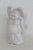 Figurative White Ceramic Laughing Buddha With Arms Raised Hotei Figurine Gloss Finish 5027b For Sale - Image 3 of 10
